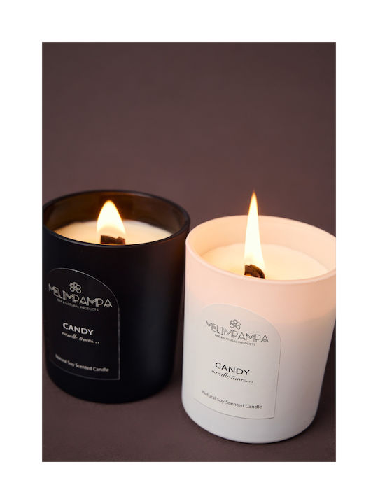 MeliMpampa Aromatic Soy Candle In Brown Jar 205gr