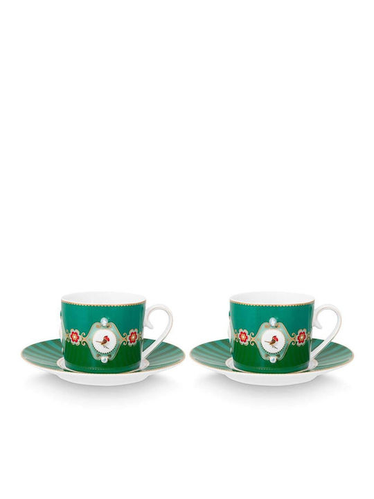 PiP Studio Tea Cup Porcelain Green 250ml