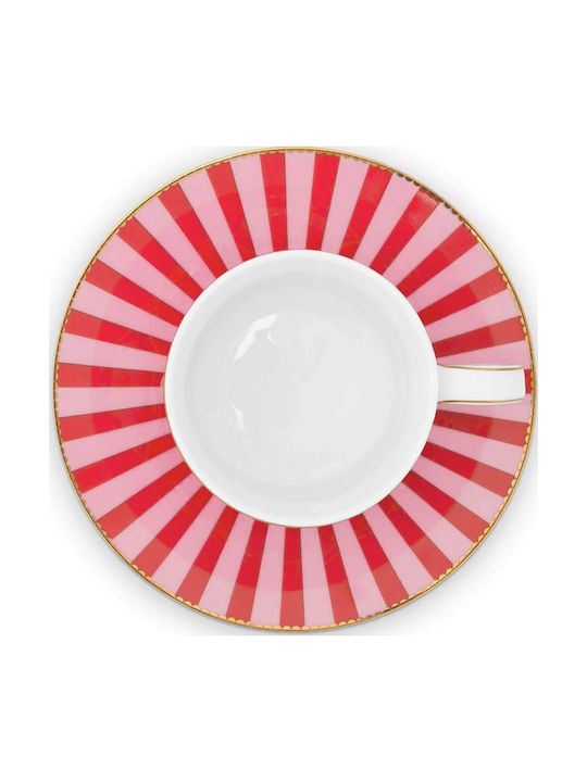 PiP Studio Tea Cup Porcelain Red 250ml