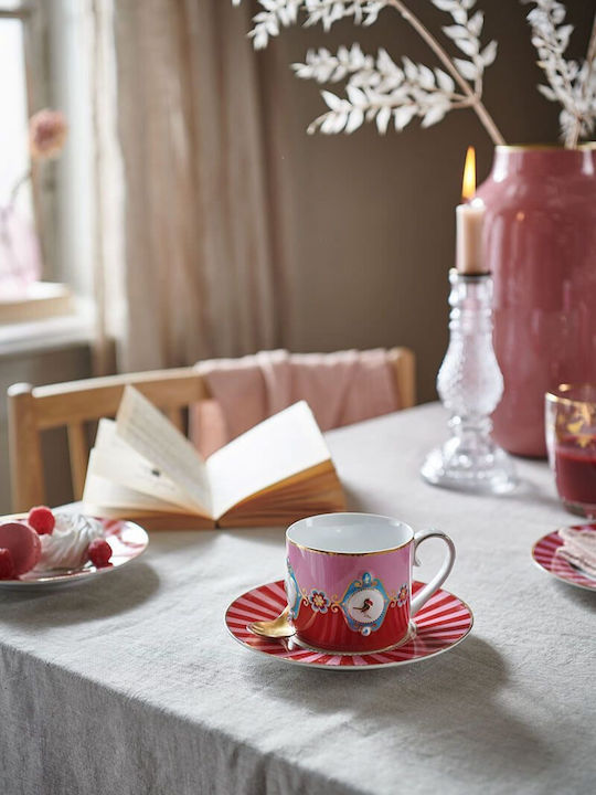 PiP Studio Tea Cup Porcelain Red 250ml