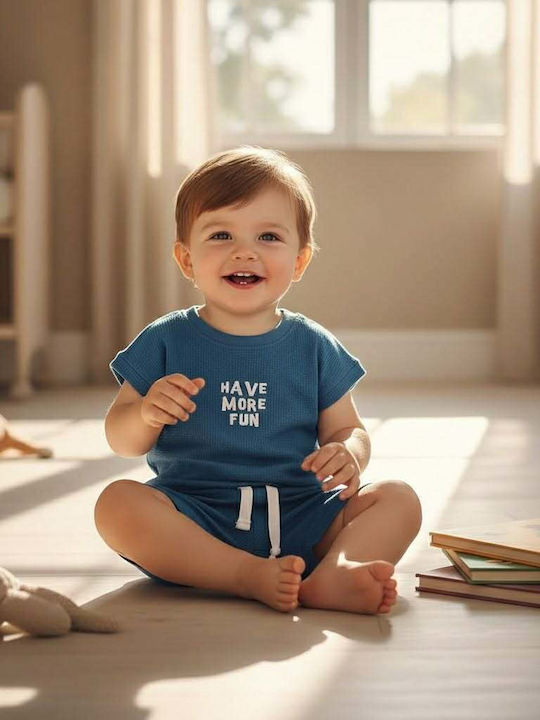 Nek Kids Wear Παιδικό Σετ με Σορτς Ελιας 2τμχ