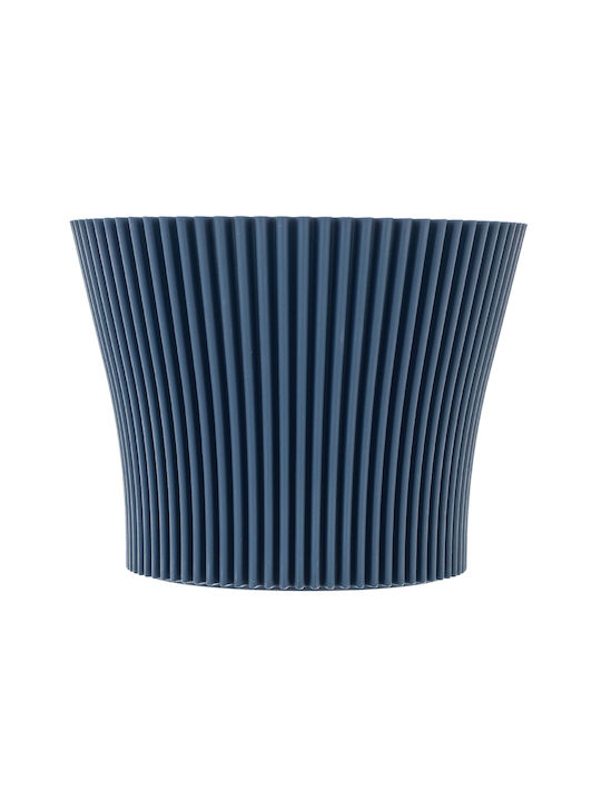 Kadax Γλάστρα Πλαστική Navy Blue 13εκ.