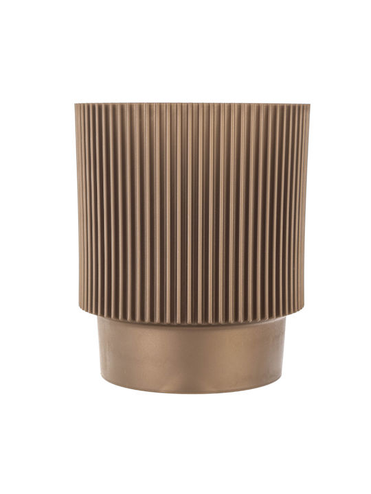 Kadax Kunststoff Blumentopf Gold 17cm