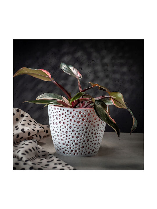 Kadax Plastic Pink Flower Pot 11x11cm