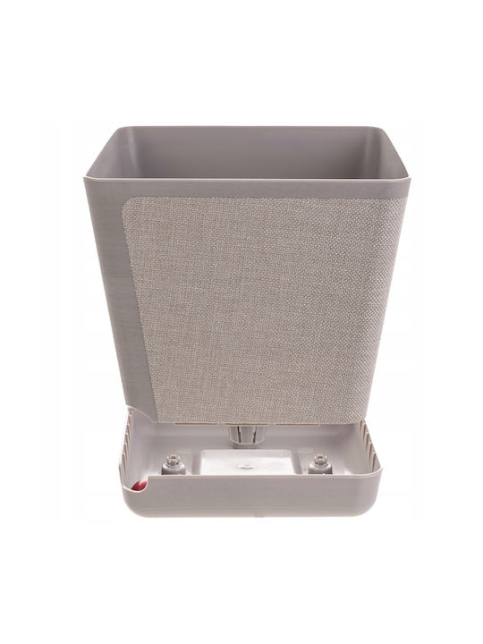 Kadax Beige Blumentopf mit Untersetzer 24cm