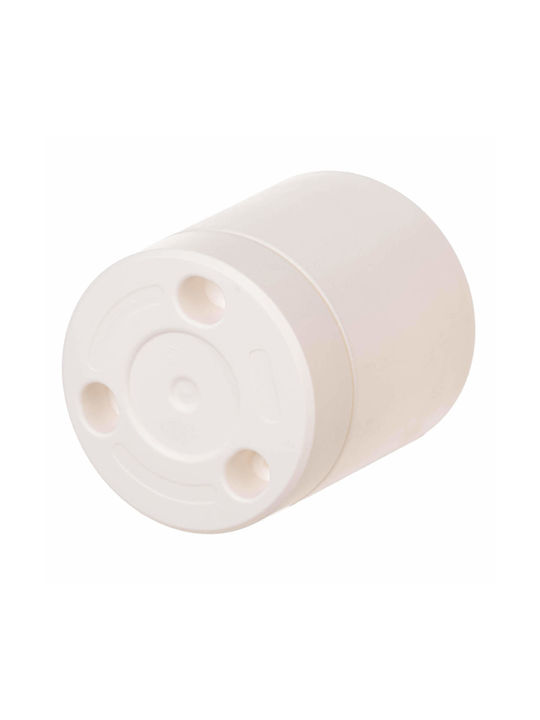 Kadax Kunststoff Blumentopf mit Untersetzer 14,5x14,5cm