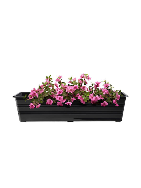 Kadax Satz 4 Kunststoff Blumenkasten Grau