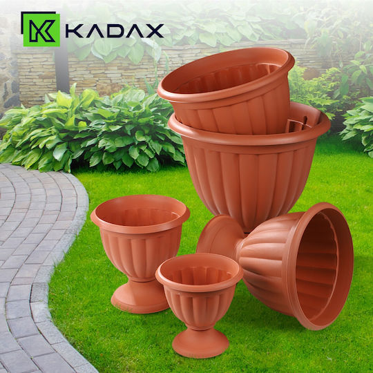 Kadax Kadax Kunststoff Blumentopf Orange 40cm