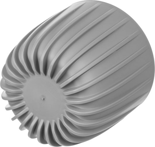 Kadax Пластмасова Саксия За Цветя Сив 12.5x12.5см