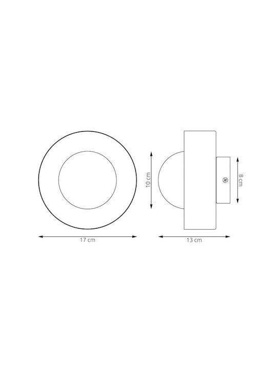 Emibig Modern Wall Lamp with G9 Socket Orange