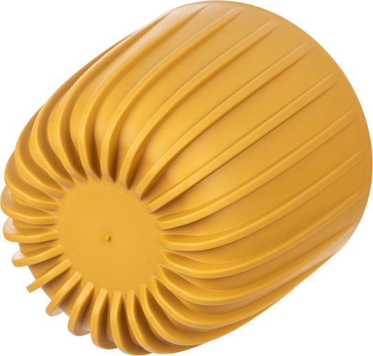 Kadax Γλάστρα Πλαστική Yellow 16x16εκ.