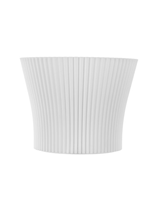 Kadax Γλάστρα Πλαστική White 17εκ.