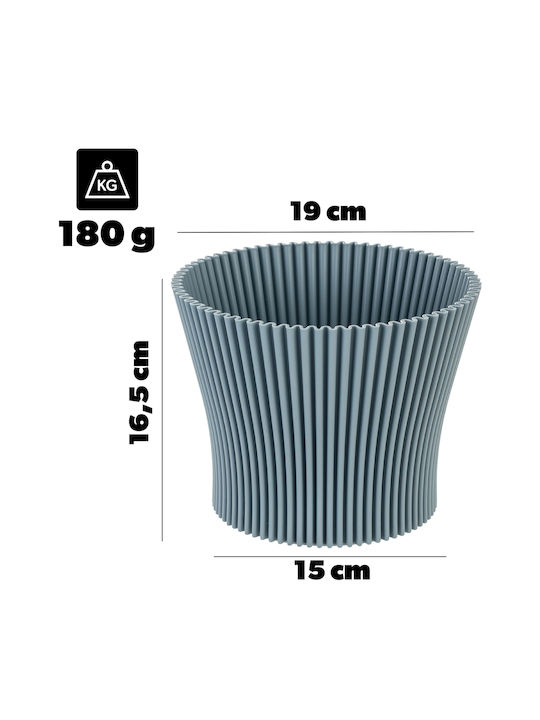 Kadax Plastic Flower Pot Green 19cm
