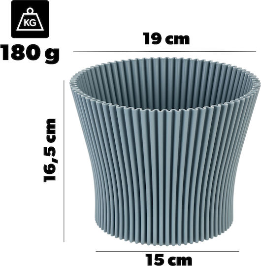 Kadax Ghiveci De Flori Din Plastic Verde 19 Cm