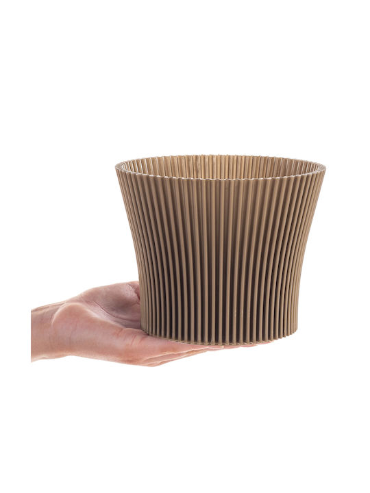 Kadax Plastic Gold Flower Pot 15cm