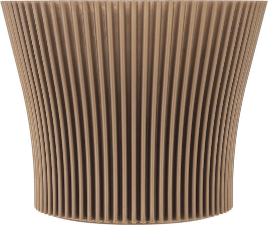 Kadax Kunststoff-Blumentopf Gold 19cm