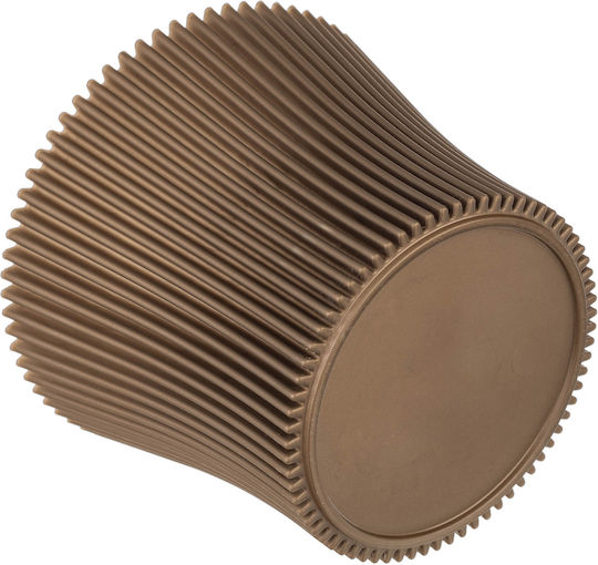 Kadax Ghiveci De Flori Din Plastic Auriu 15 Cm