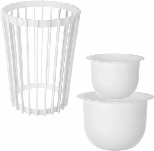 Kadax Kadax Kunststoff Blumentopf Weiß 29cm