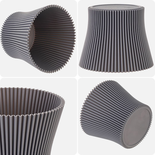 Kadax Γλάστρα Πλαστική Gray 11εκ.