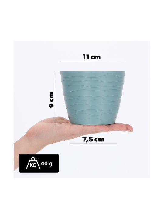 Kadax Γλάστρα Πλαστική Green 11x11εκ.