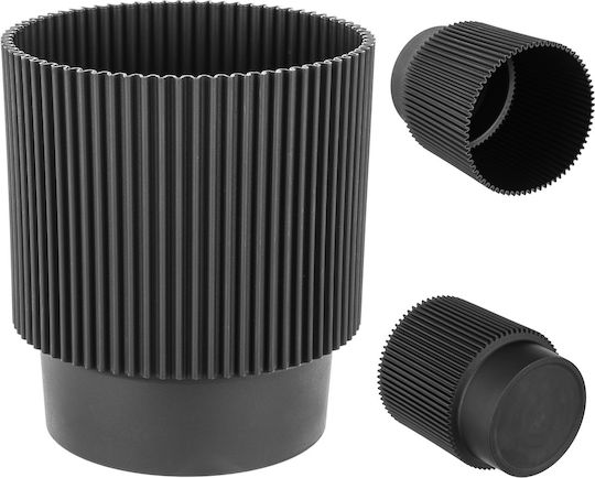 Kadax Γλάστρα Πλαστική Black 13εκ.