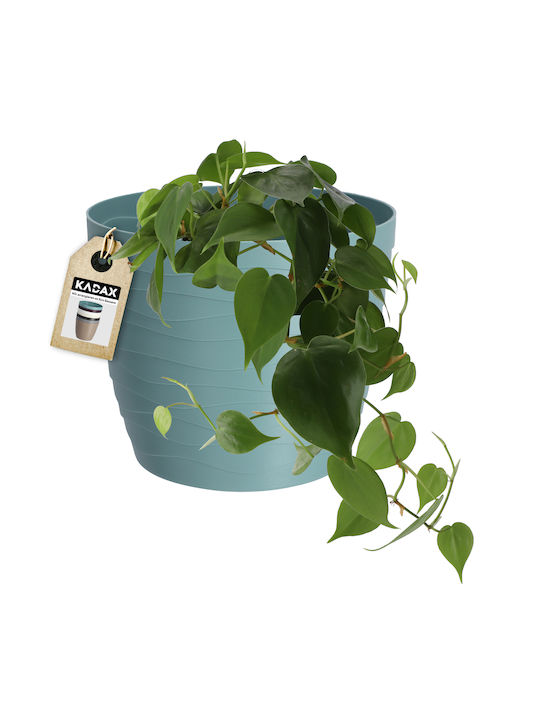 Kadax Plastic Flower Pot Green 13x13cm