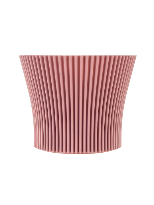 Kadax Plastic Pink Flower Pot 17cm