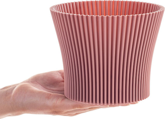 Kadax Ghiveci De Flori Din Plastic Roz 17 Cm