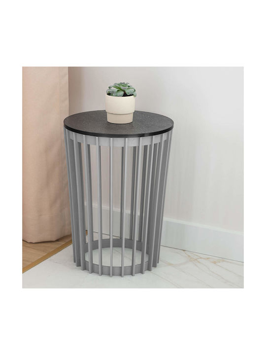 Kadax Plastic Gray Flower Pot