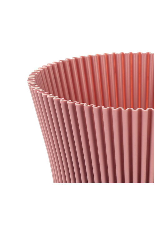 Kadax Plastic Pink Flower Pot 17cm