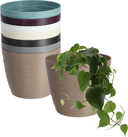 Kadax Kadax Kunststoff Blumentopf Beige 11x11cm
