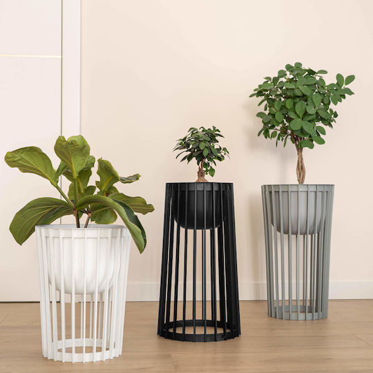 Kadax Plastic Black Flower Pot