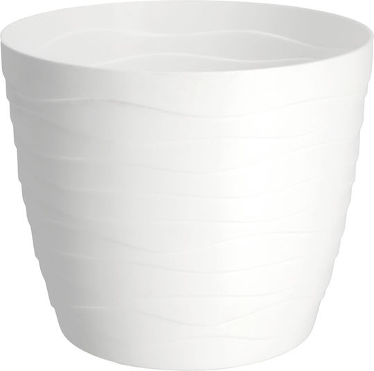 Kadax Γλάστρα Πλαστική White 11x11εκ.