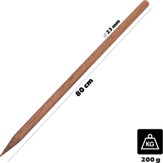 Miză Din Lemn Impregnat Suport Pentru Plante Copaci 80cm Diametru 23mm