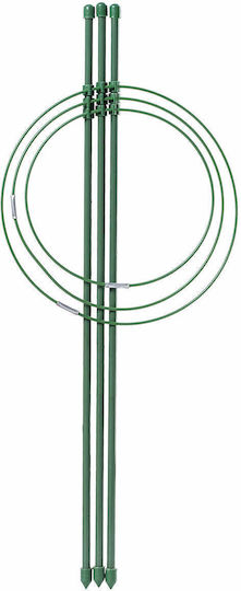 Ring Support Plants Flowers 45cm Metal Stakes Rings 6pcs