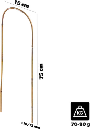 Bambus Ringstütze Für Pflanzen 75 X 15 Cm 1 Stück