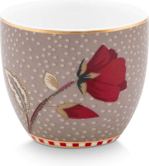 Pip Studio Set/4 Egg Cups Blooming Tales Khaki 4.7cm