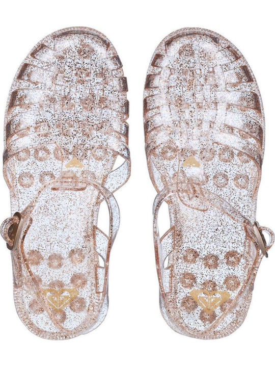Women's White Flat Sandals