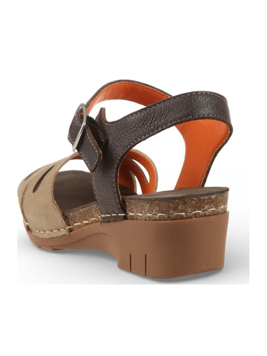 Leather Women's Anatomic Brown Sandals