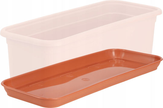 Kadax Plastic Orange Pot Plate 40x14.9cm 31518
