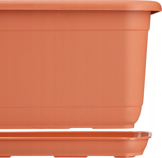 Kadax Plastic Orange Pot Plate 40x14.9cm 31518