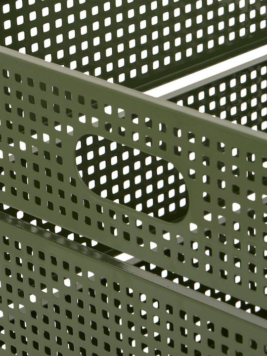 Atmosphera Πλαστικό Κουτί Αποθήκευσης με Καπάκι 35x35x30cm