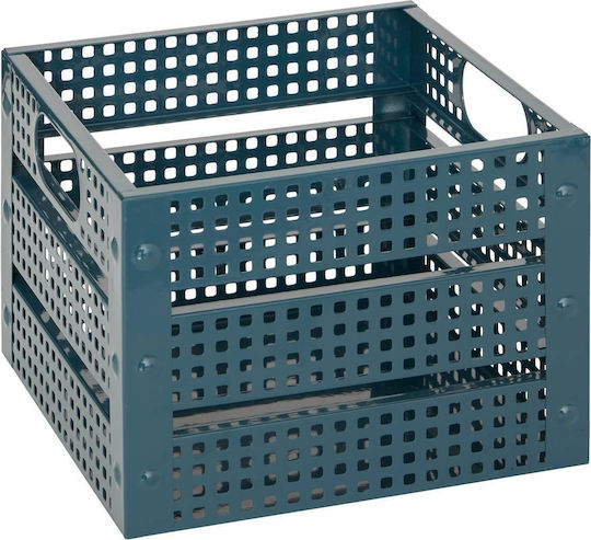 Atmosphera Metal Storage Box with Wheels and Lid 35x35x30cm
