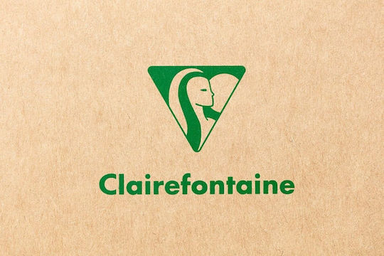 Clairefontaine Σημειωματάριο Σπιράλ Α4 80 Φύλλων με Λευκές Σελίδες με Στυλοθήκη Λευκό