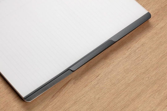 Clairefontaine Σημειωματάριο Σπιράλ Α4 80 Φύλλων με Λευκές Σελίδες με Στυλοθήκη Λευκό