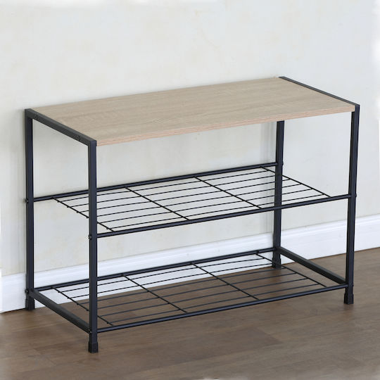 Μεταλλική Παπουτσοθήκη Jesmond 63x30x43cm