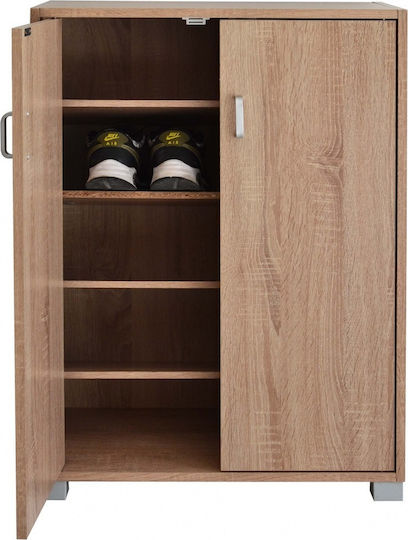 Wooden with 5 Shelves Beige 60x30x83.5cm 741939