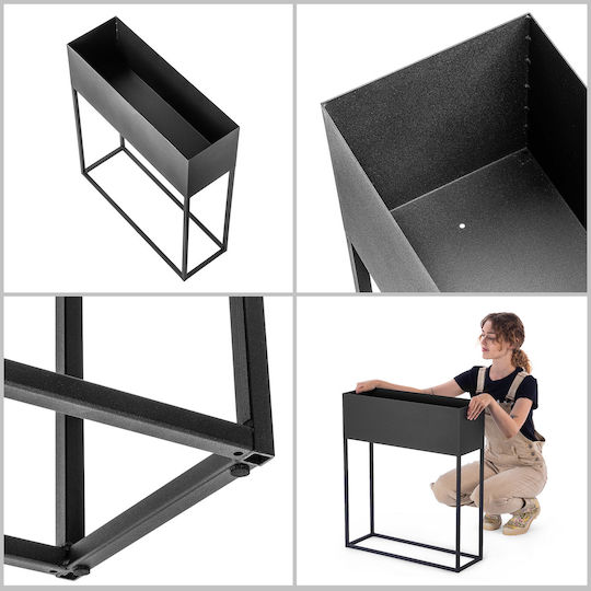 Flower Stand Loft Metal Standing Planter Pot 60x70cm