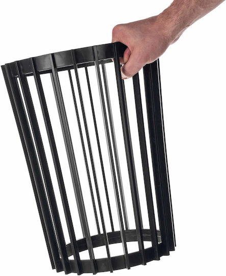 Stehender Pflanzenständer Loft Doppelseitig Schwarz 39,5 cm