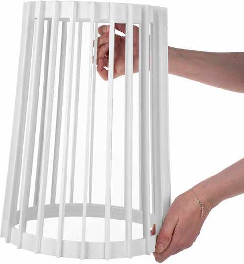 Standing Flower Plant Stand Loft Double-sided White 53.5 Cm